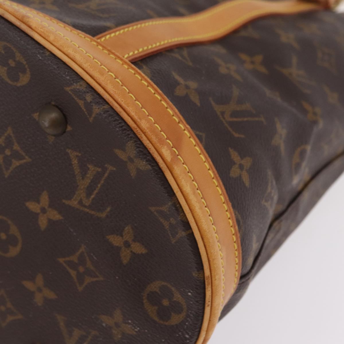 LOUIS VUITTON Monogram Bucket GM Shoulder Bag M42236 LV Auth ka6398
