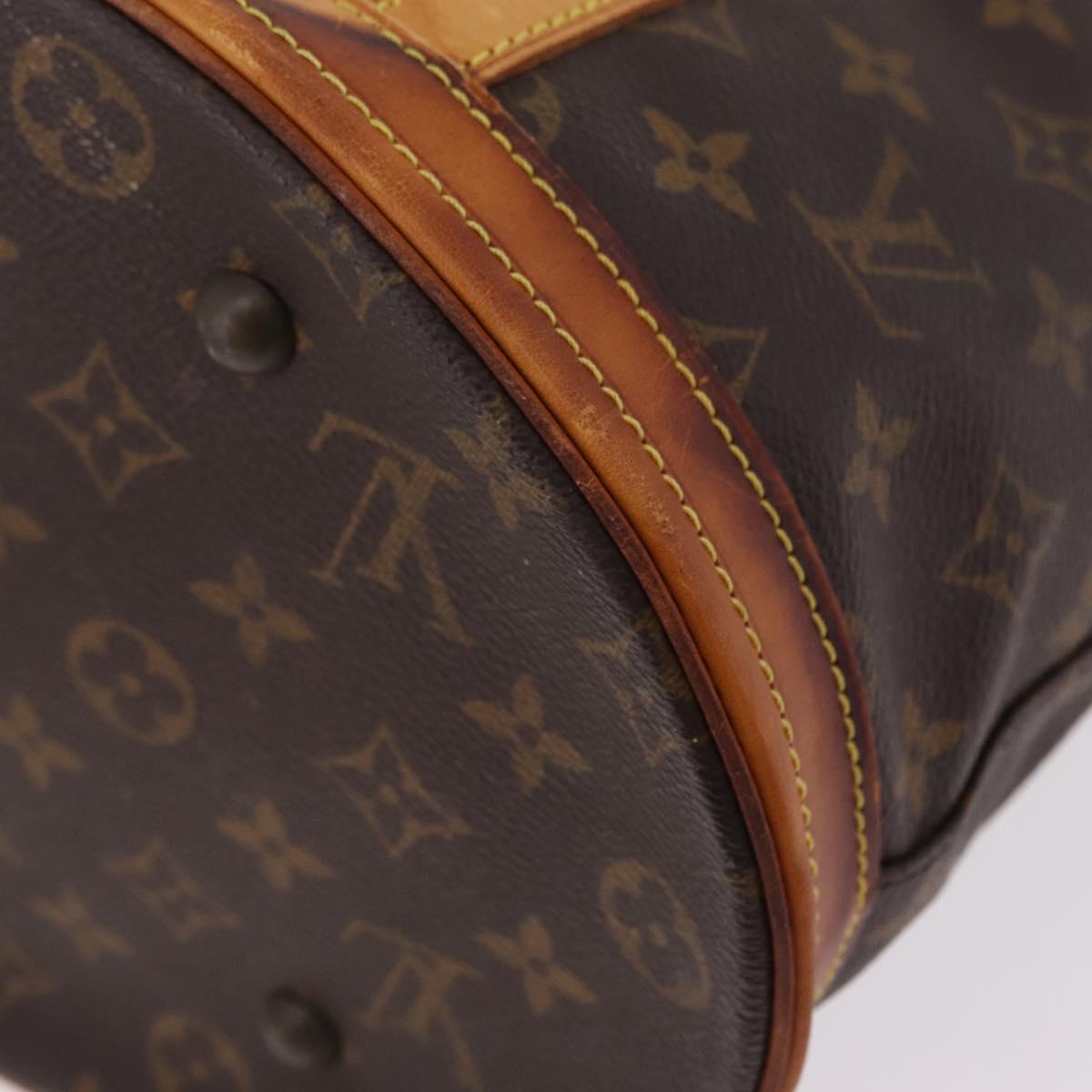 LOUIS VUITTON Monogram Bucket GM Shoulder Bag M42236 LV Auth ka6398