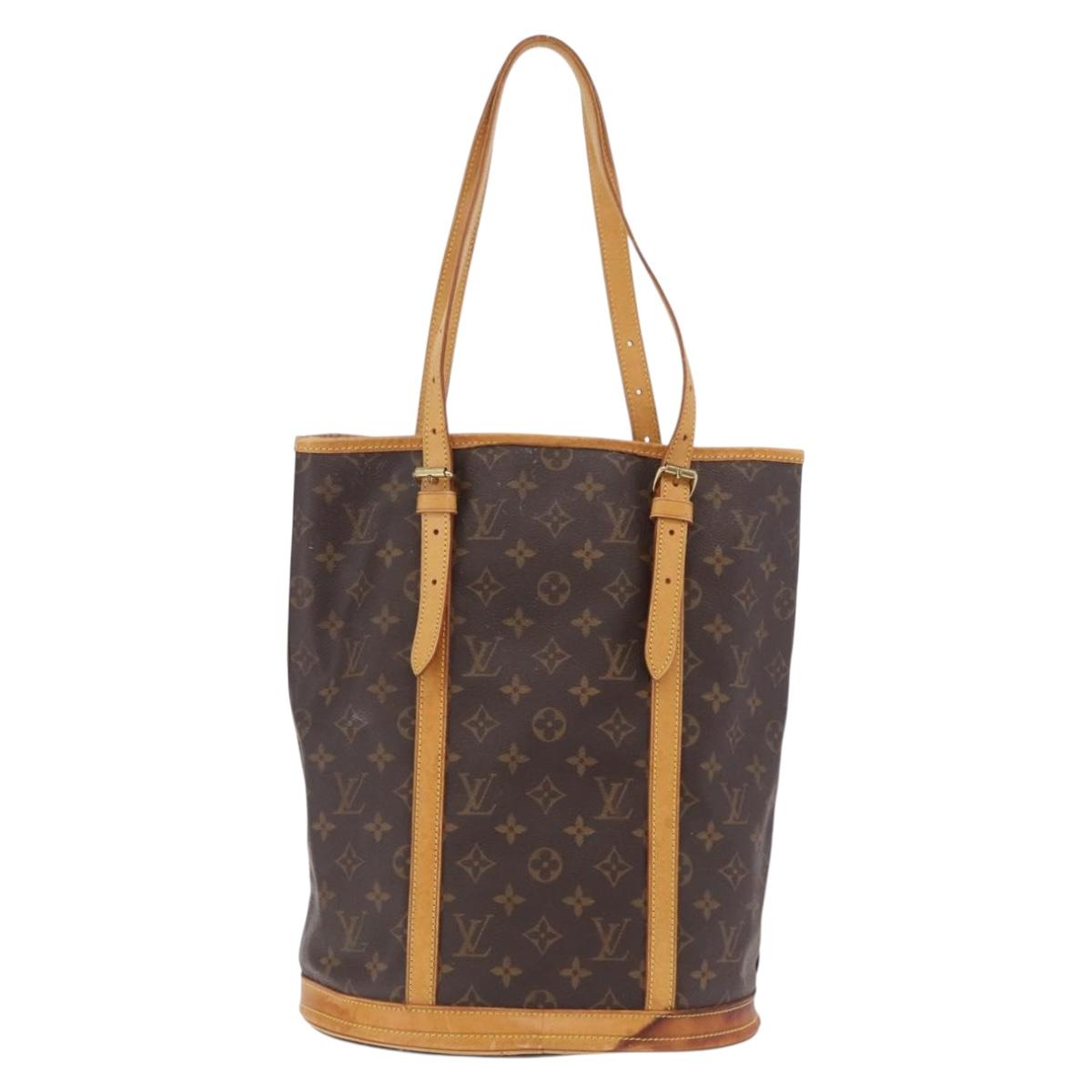 LOUIS VUITTON Monogram Bucket GM Shoulder Bag M42236 LV Auth ka6398