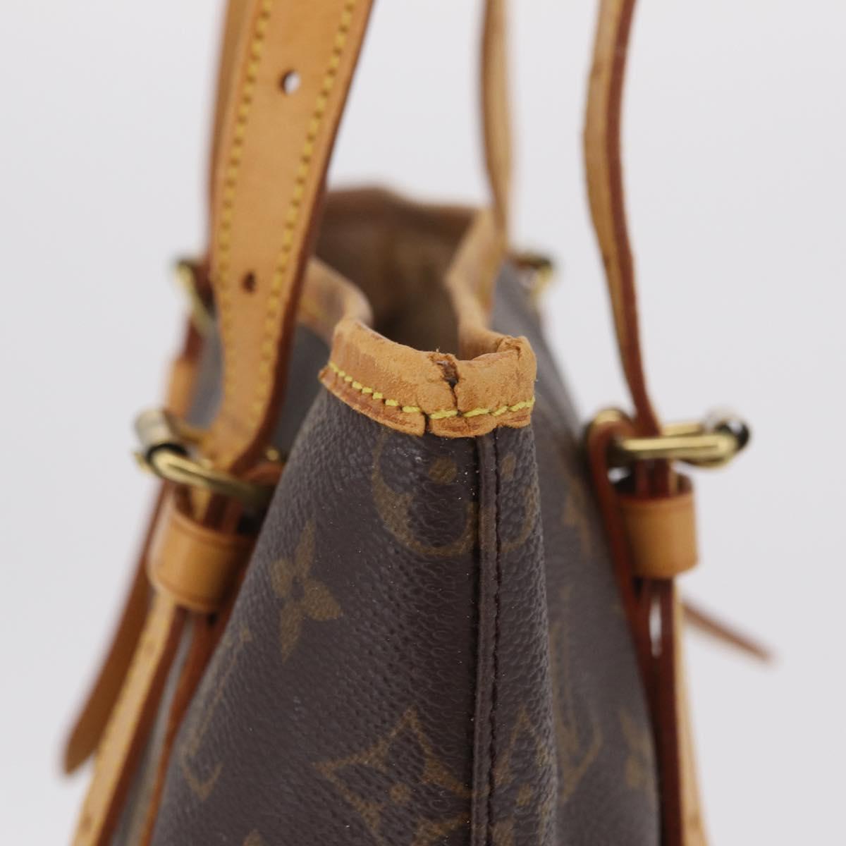 LOUIS VUITTON Monogram Bucket GM Shoulder Bag M42236 LV Auth ka6398
