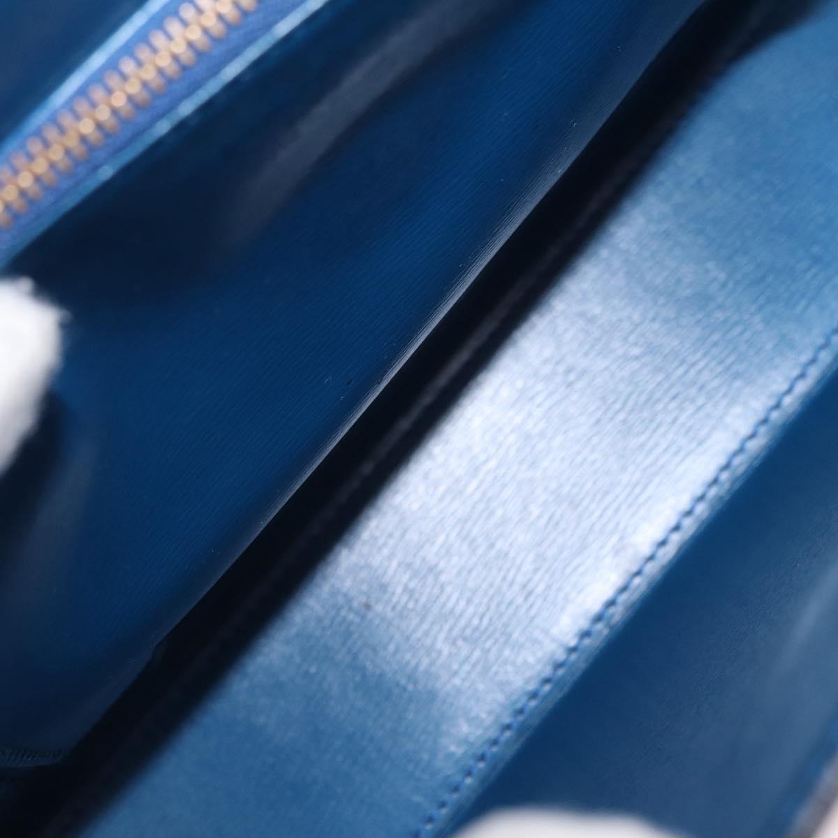 LOUIS VUITTON Epi Malesherbes Hand Bag Blue M52375 LV Auth ka6399A