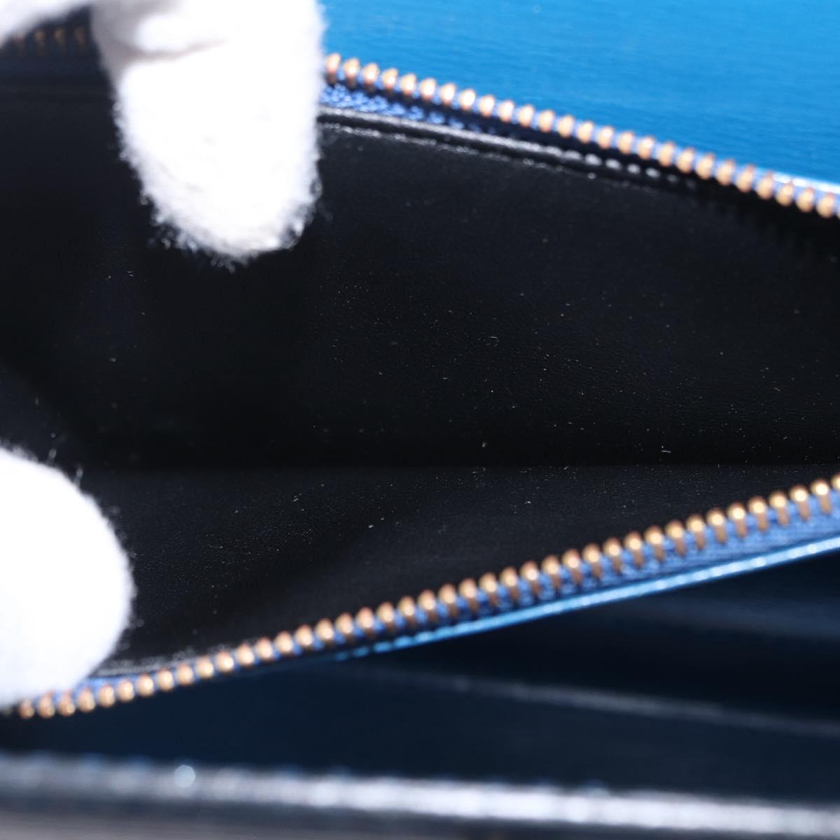 LOUIS VUITTON Epi Malesherbes Hand Bag Blue M52375 LV Auth ka6399A