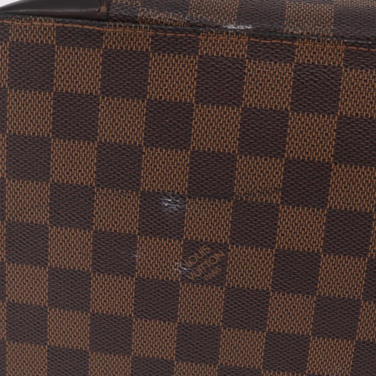 LOUIS VUITTON Damier Ebene Hampstead MM Tote Bag N51204 LV Auth ka6400
