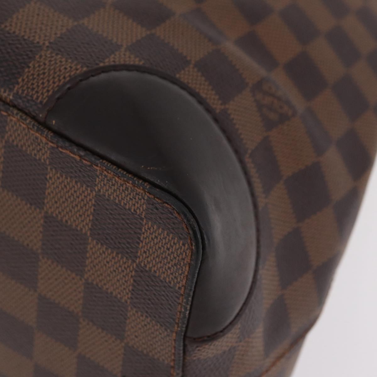 LOUIS VUITTON Damier Ebene Hampstead MM Tote Bag N51204 LV Auth ka6400