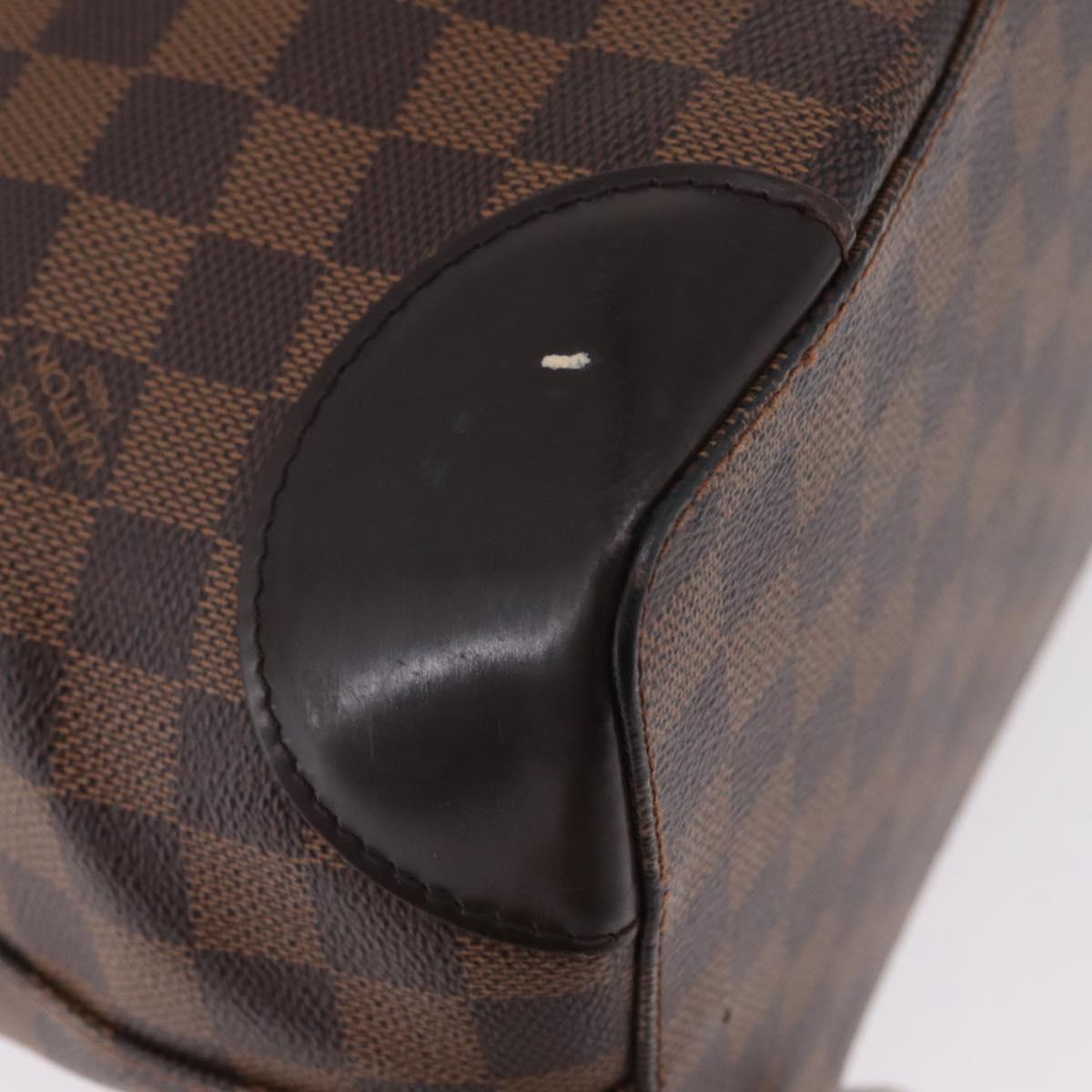 LOUIS VUITTON Damier Ebene Hampstead MM Tote Bag N51204 LV Auth ka6400