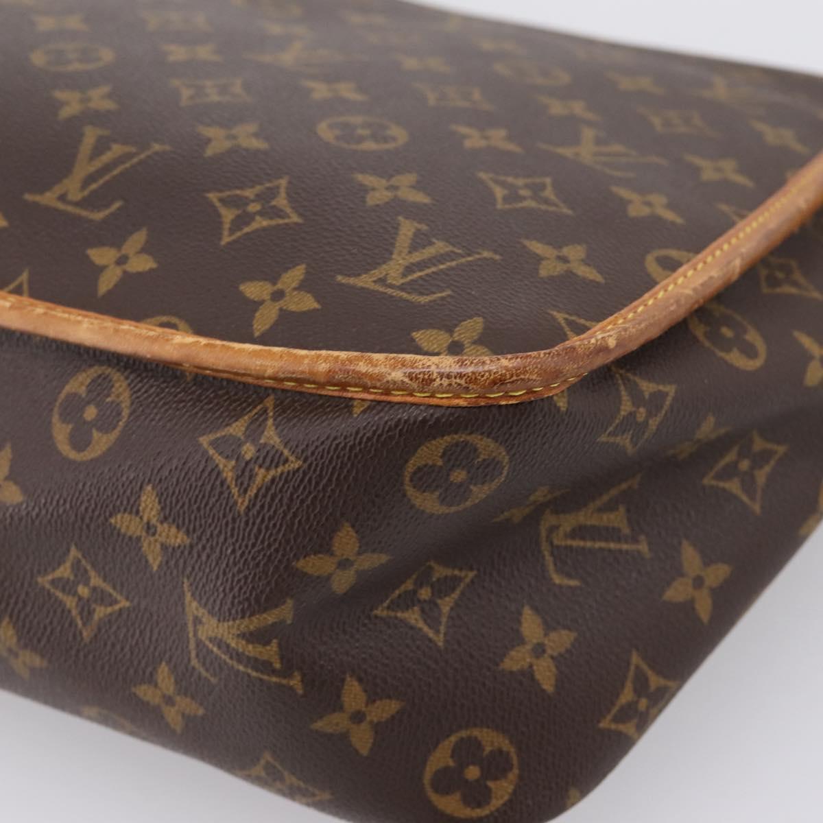 LOUIS VUITTON Monogram Gibeciere GM Shoulder Bag M42246 LV Auth ka6404
