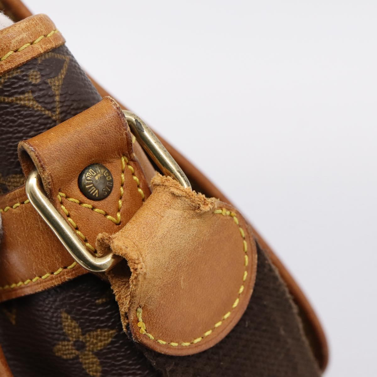 LOUIS VUITTON Monogram Gibeciere GM Shoulder Bag M42246 LV Auth ka6404