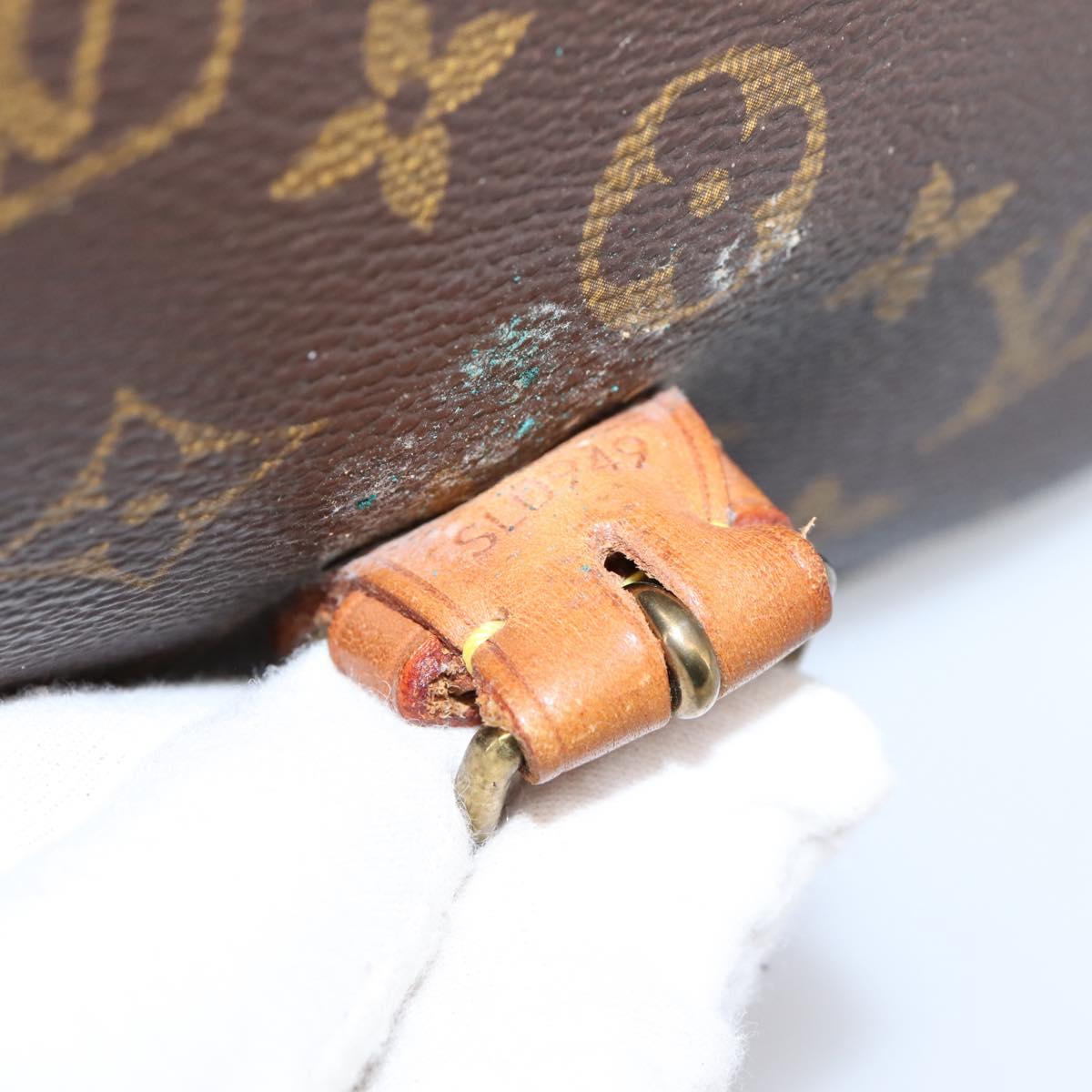 LOUIS VUITTON Monogram Gibeciere GM Shoulder Bag M42246 LV Auth ka6404