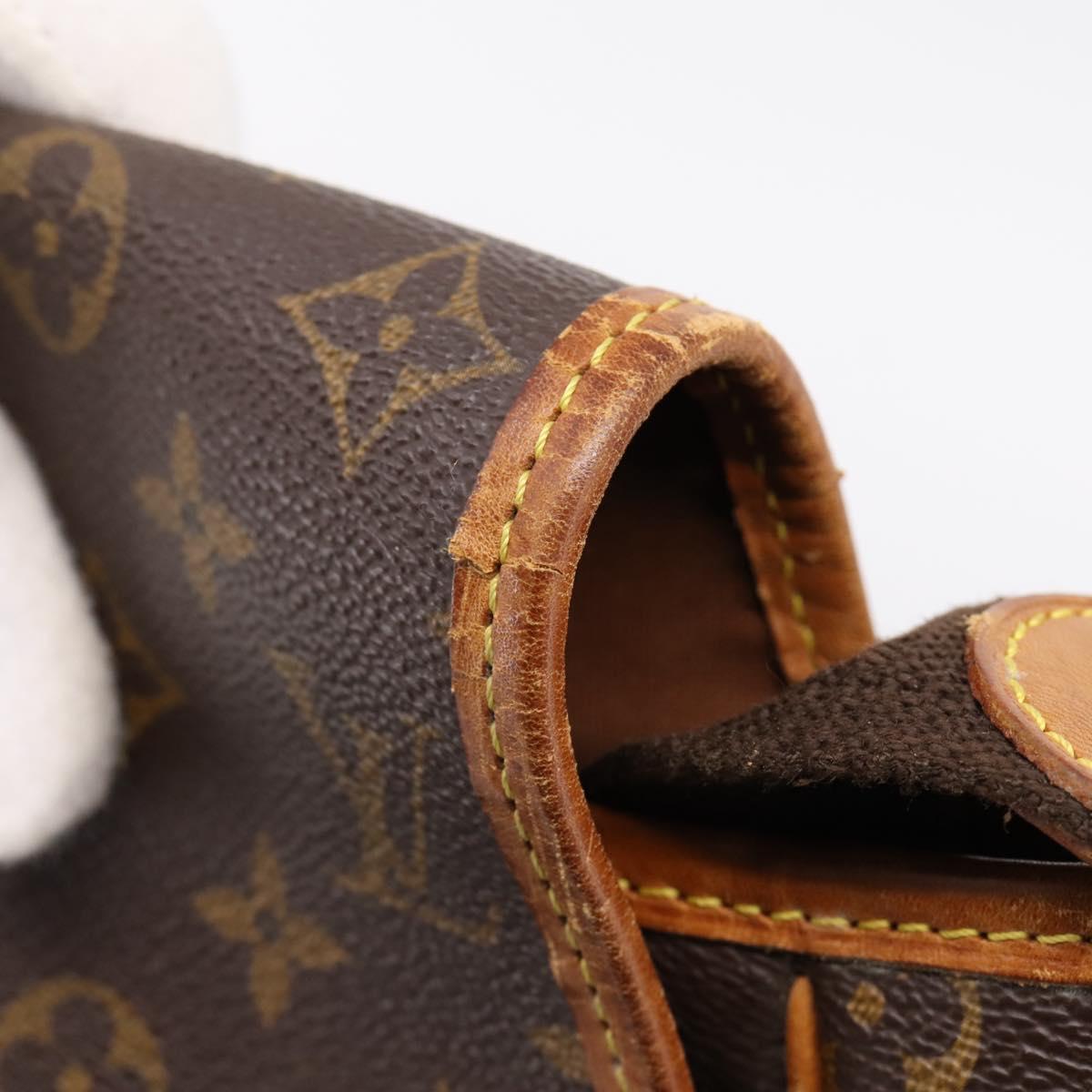 LOUIS VUITTON Monogram Gibeciere GM Shoulder Bag M42246 LV Auth ka6404