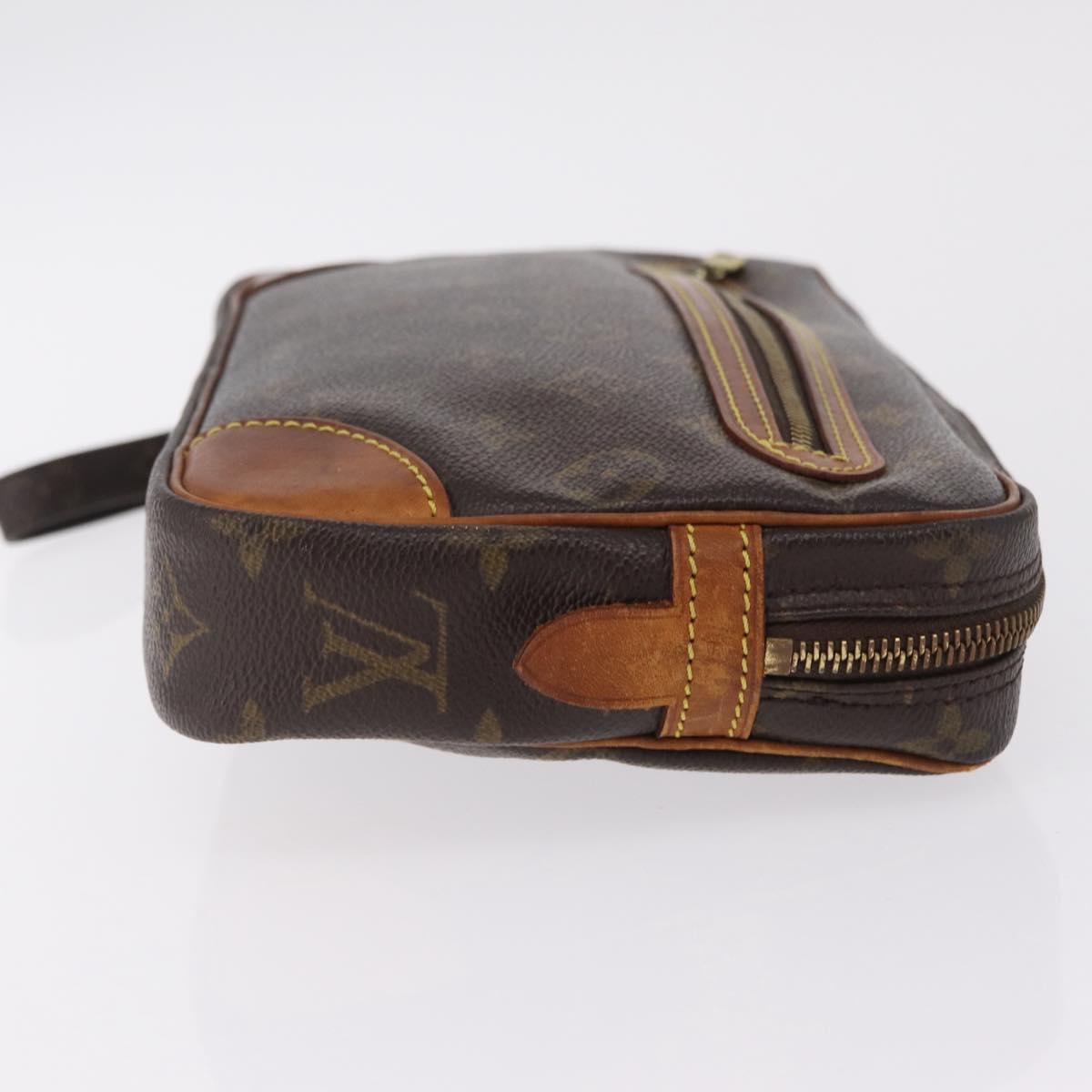 LOUIS VUITTON Monogram Marly Dragonne GM Clutch Bag M51825 LV Auth ka6405