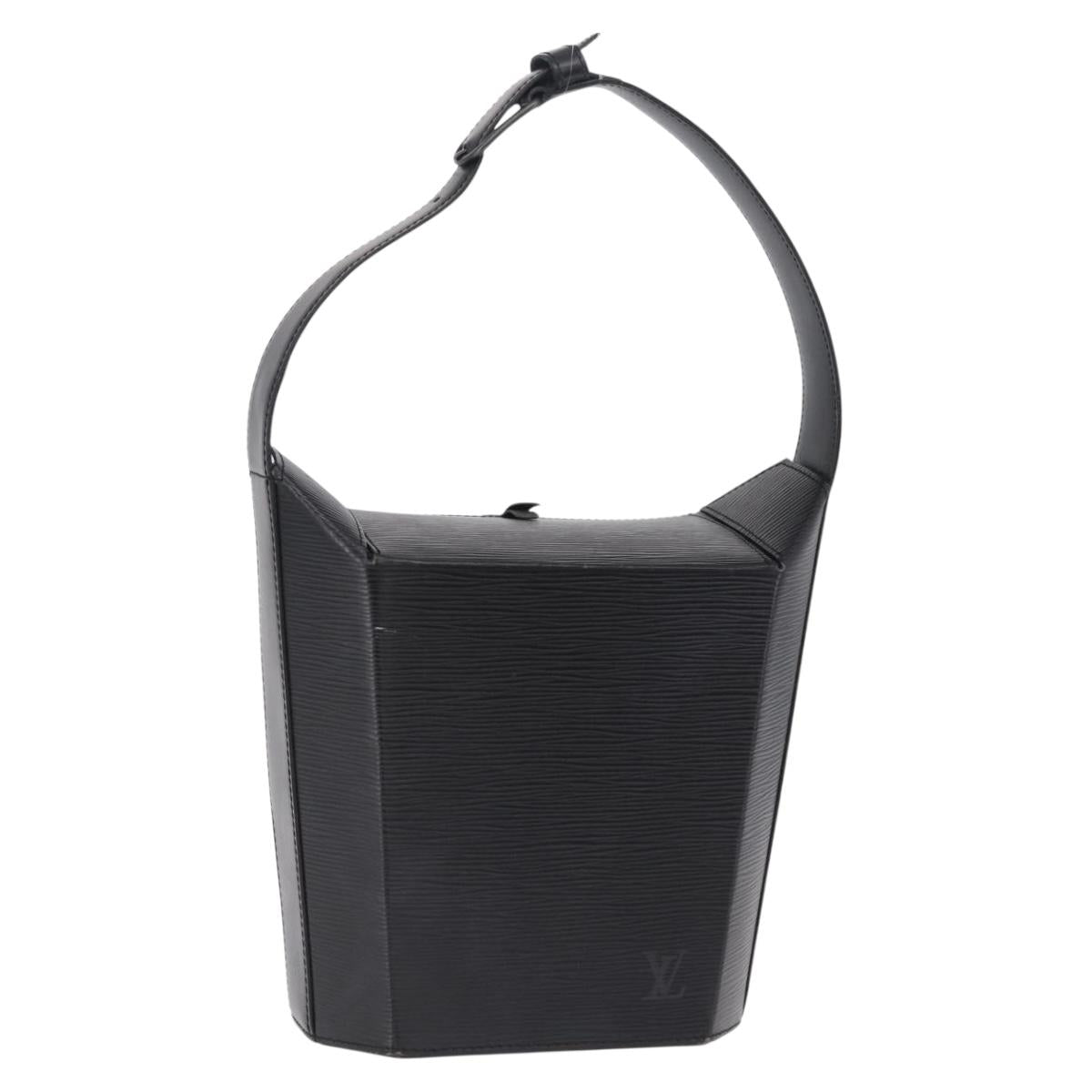 LOUIS VUITTON Epi Sax Shoulder Bag Black M80161 LV Auth ka6409