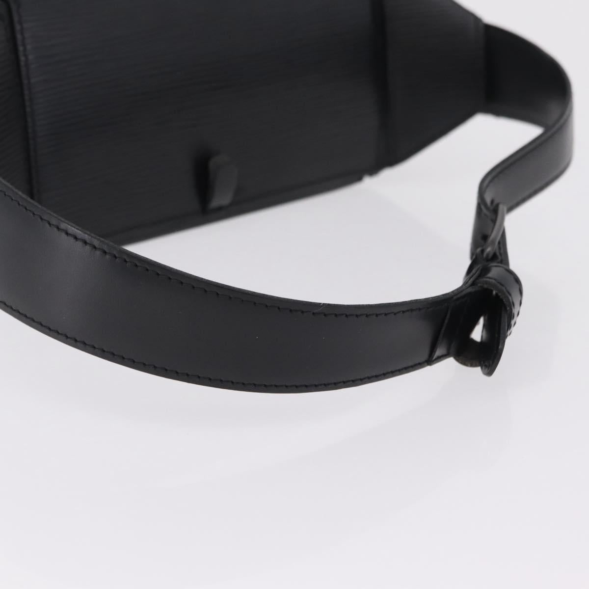 LOUIS VUITTON Epi Sax Shoulder Bag Black M80161 LV Auth ka6409