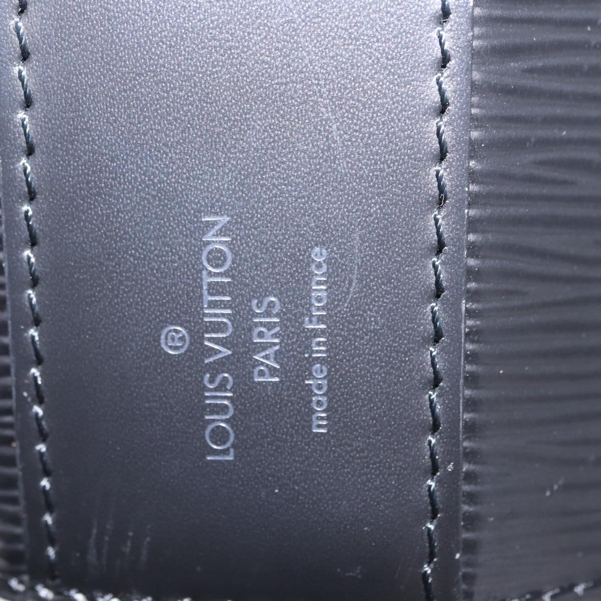 LOUIS VUITTON Epi Sax Shoulder Bag Black M80161 LV Auth ka6409