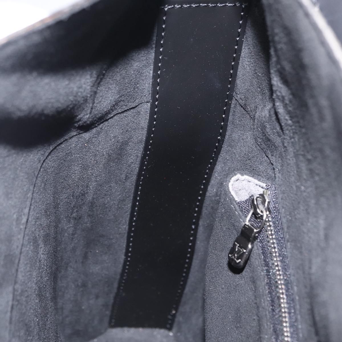 LOUIS VUITTON Epi Sax Shoulder Bag Black M80161 LV Auth ka6409