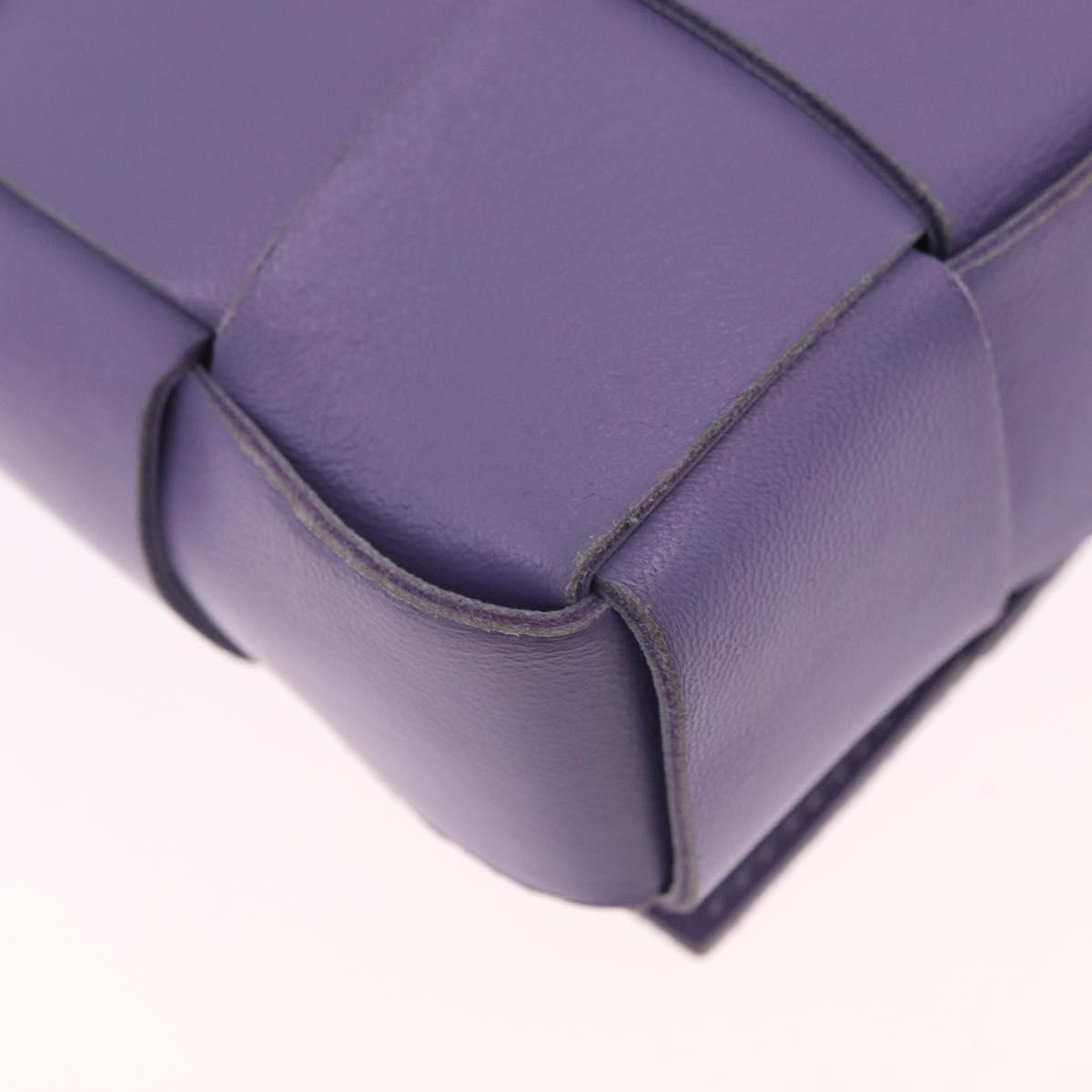 Bottega Veneta MAXI INTRECCIATO Cassette Shoulder Bag Leather Auth ka6424V