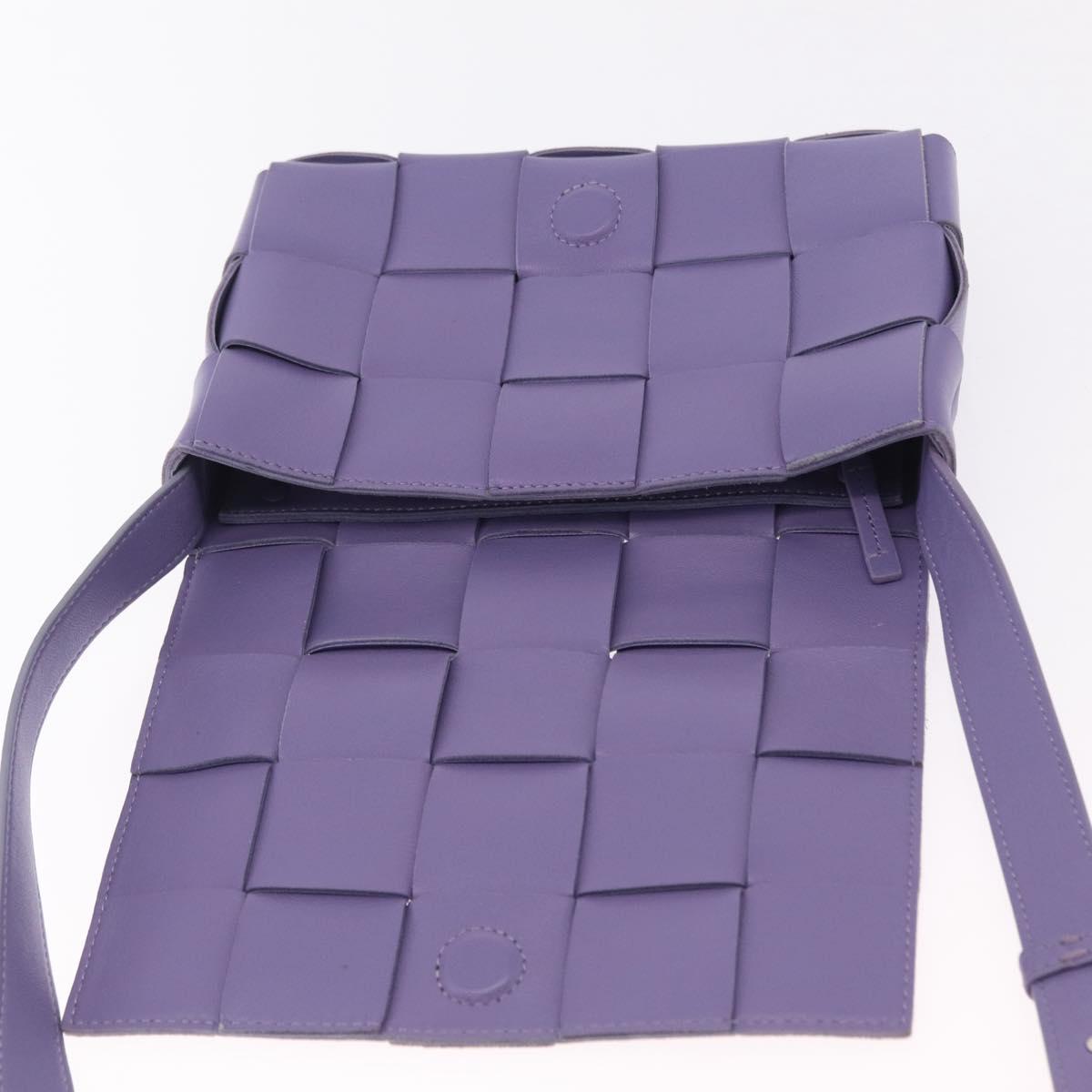 Bottega Veneta MAXI INTRECCIATO Cassette Shoulder Bag Leather Auth ka6424V