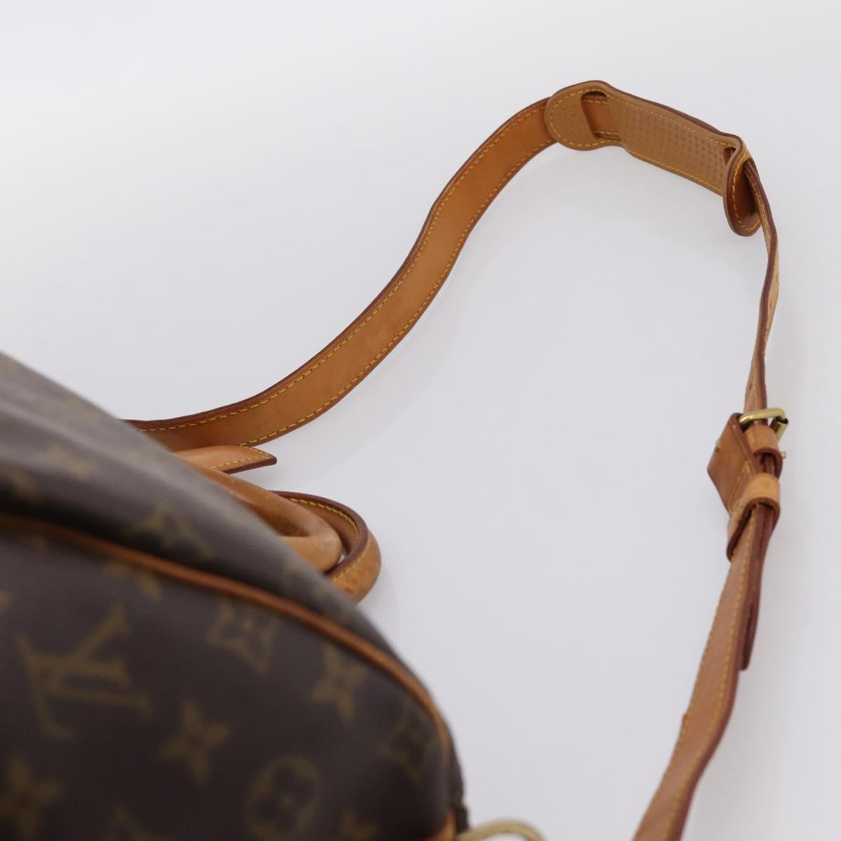 LOUIS VUITTON Monogram Keepall Bandouliere 55 Boston Bag M41414 LV Auth ka6431A