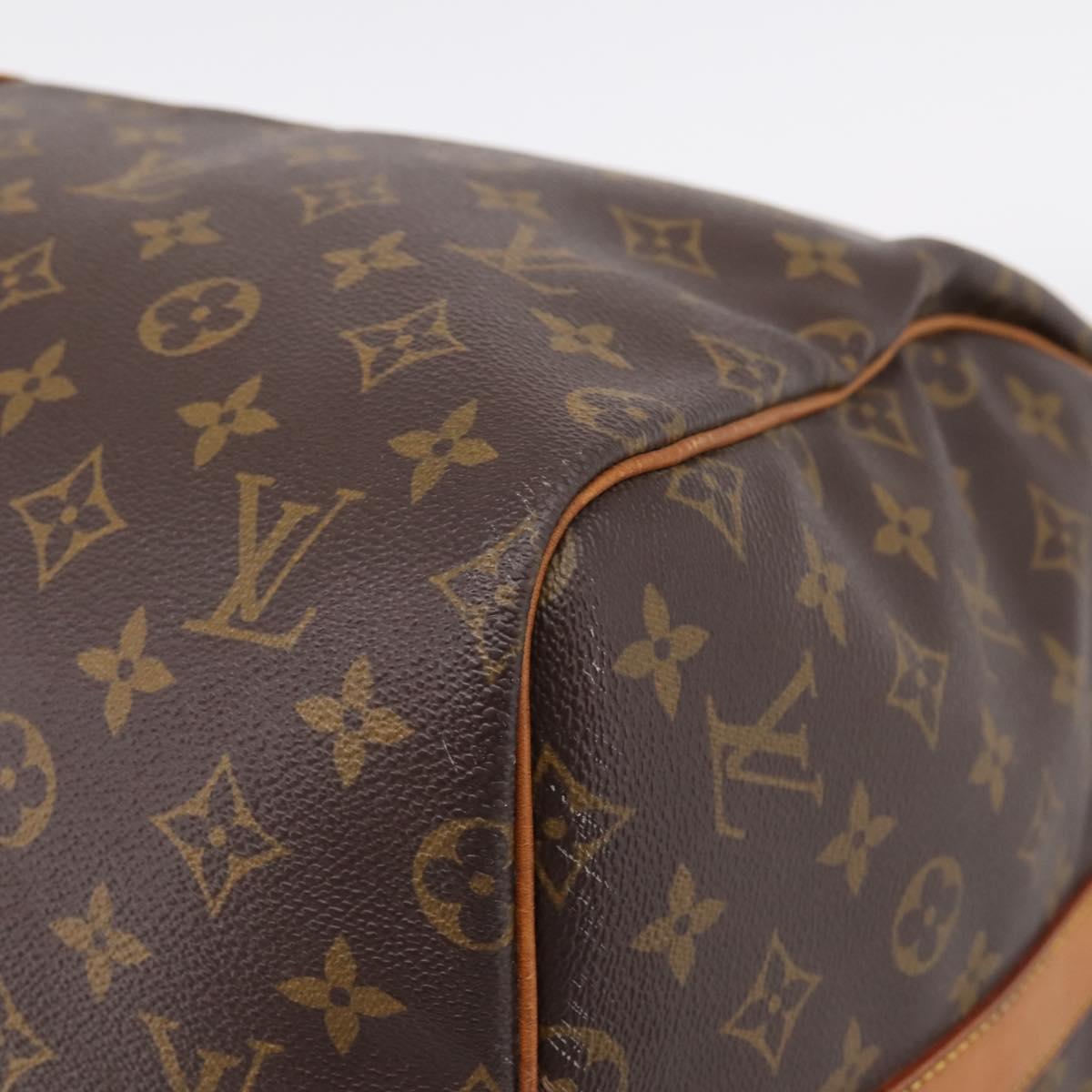 LOUIS VUITTON Monogram Keepall Bandouliere 55 Boston Bag M41414 LV Auth ka6431A