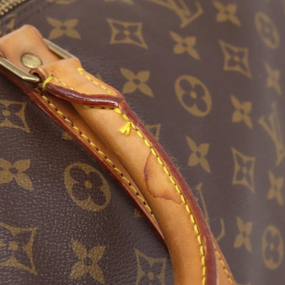 LOUIS VUITTON Monogram Keepall Bandouliere 55 Boston Bag M41414 LV Auth ka6431A