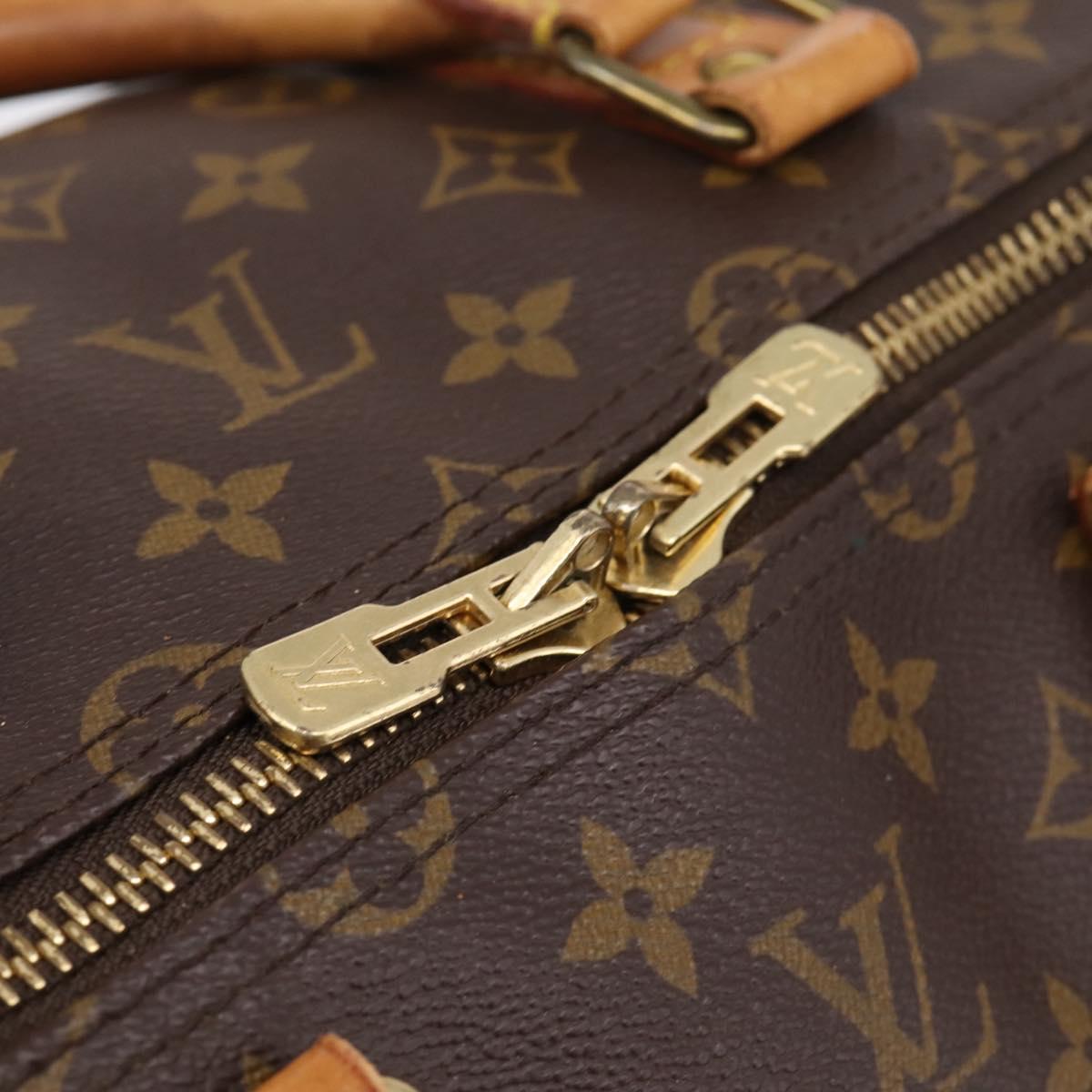 LOUIS VUITTON Monogram Keepall Bandouliere 55 Boston Bag M41414 LV Auth ka6431A