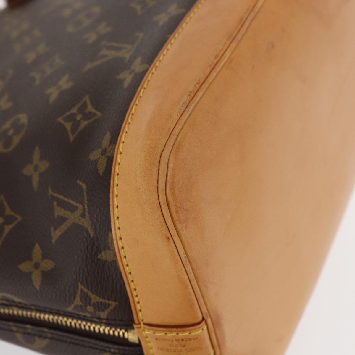 LOUIS VUITTON Monogram Alma Hand Bag M51130 LV Auth ka644