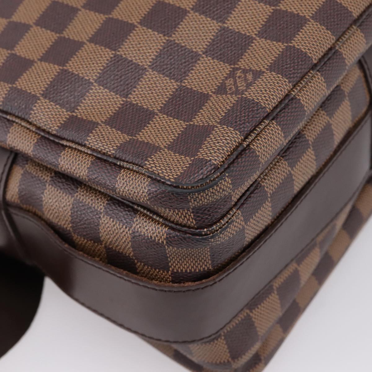 LOUIS VUITTON Damier Ebene Naviglio Shoulder Bag N45255 LV Auth ka6440A