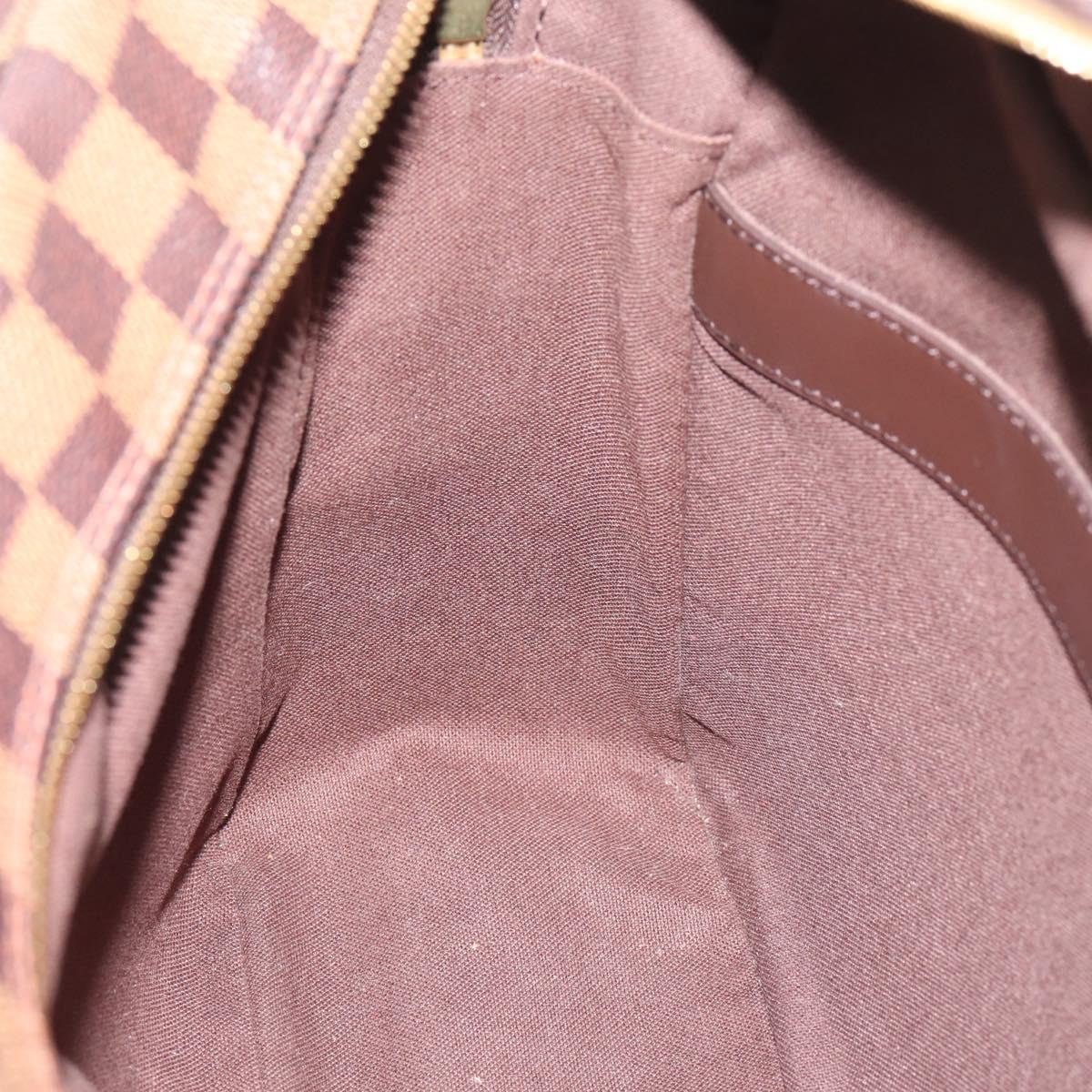 LOUIS VUITTON Damier Ebene Naviglio Shoulder Bag N45255 LV Auth ka6440A