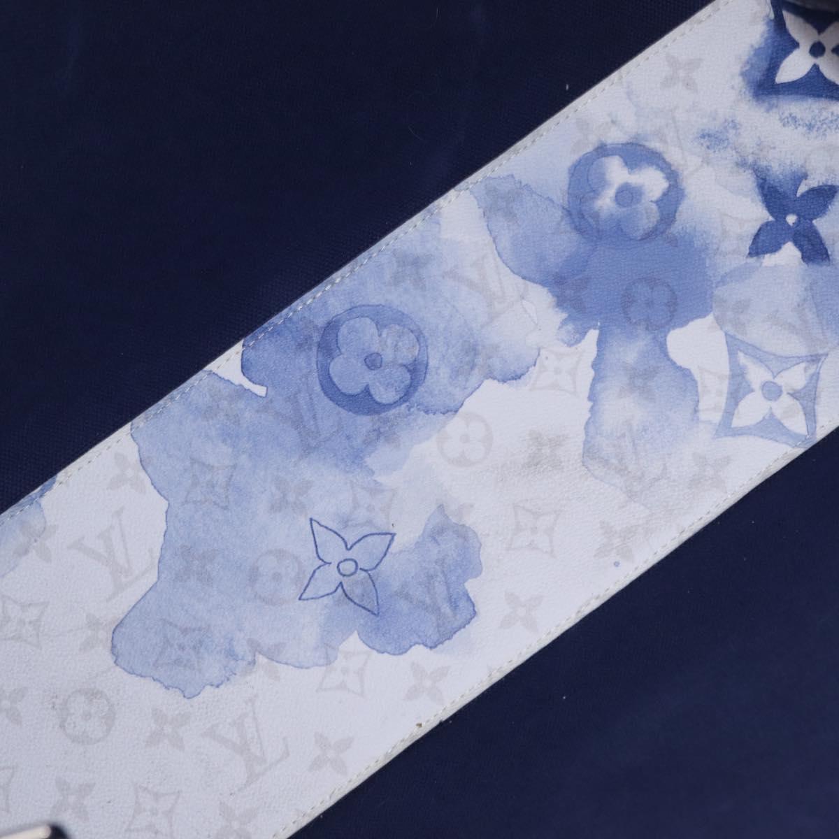 LOUIS VUITTON Monogram Watercolor Weekend Tote GM Blue M45755 LV Auth ka6444M