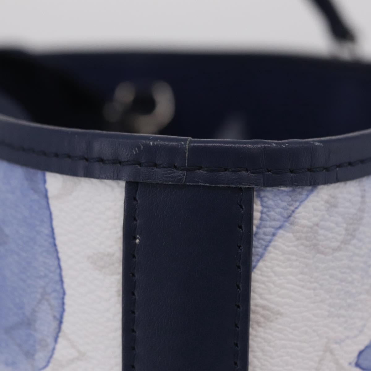 LOUIS VUITTON Monogram Watercolor Weekend Tote GM Blue M45755 LV Auth ka6444M