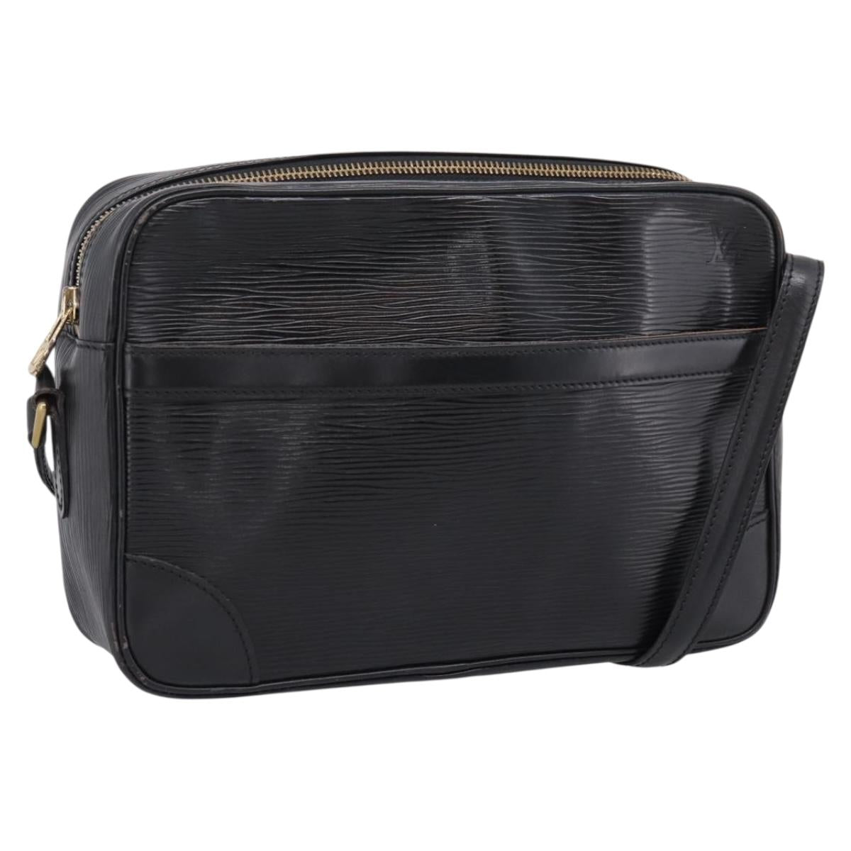 LOUIS VUITTON Epi Trocadero 27 Shoulder Bag Black M52312 LV Auth ka6447