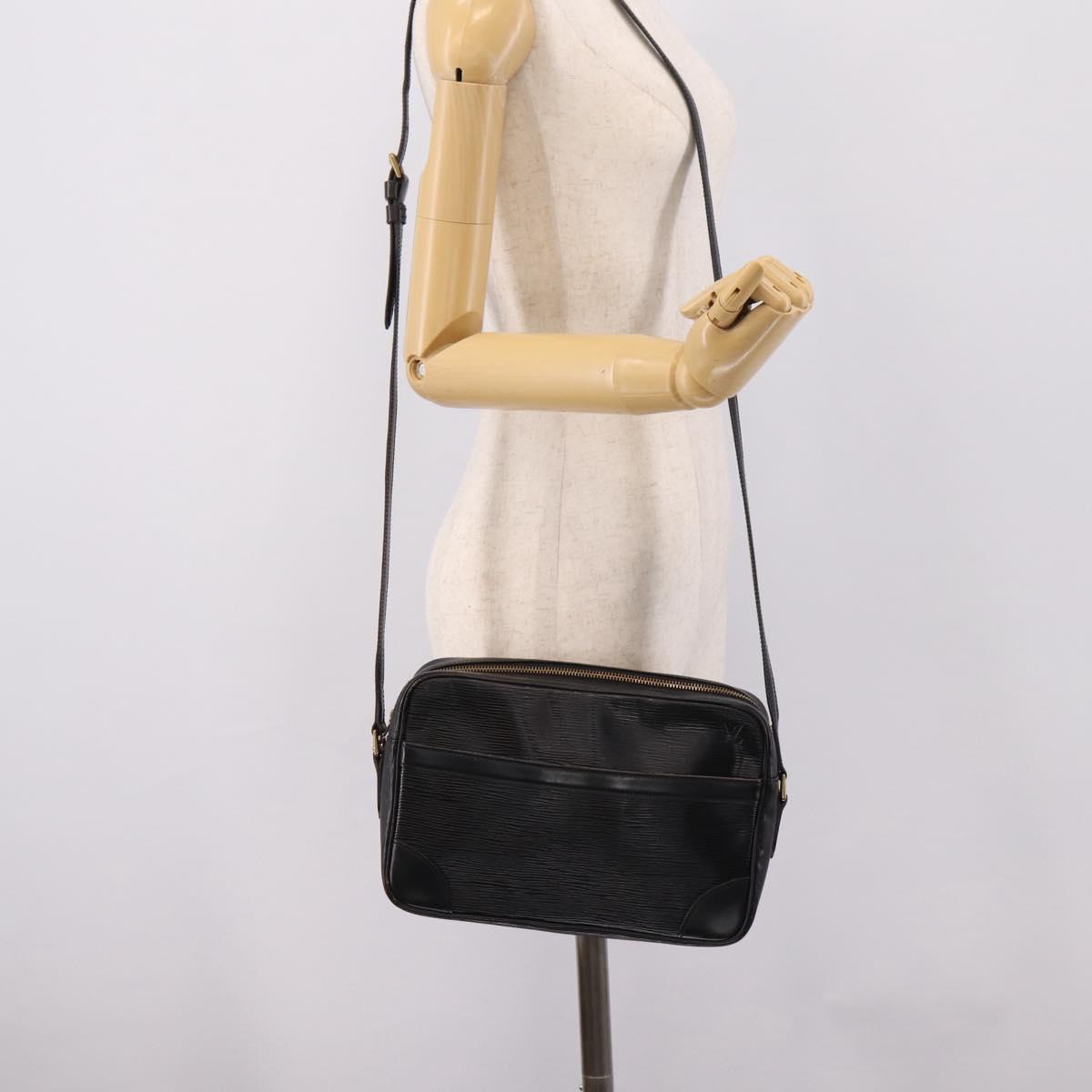 LOUIS VUITTON Epi Trocadero 27 Shoulder Bag Black M52312 LV Auth ka6447