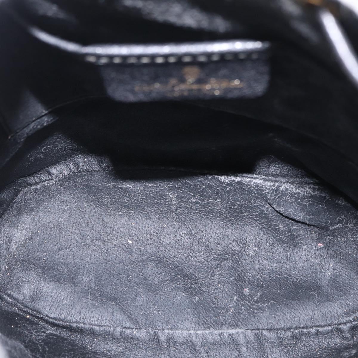 GUCCI GG Supreme Web Sherry Line Shoulder Bag PVC Black 41 02 034 Auth ka6455