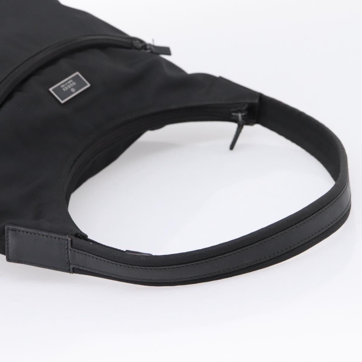 GUCCI Hand Bag Nylon Black 001 3386 Auth ka6457