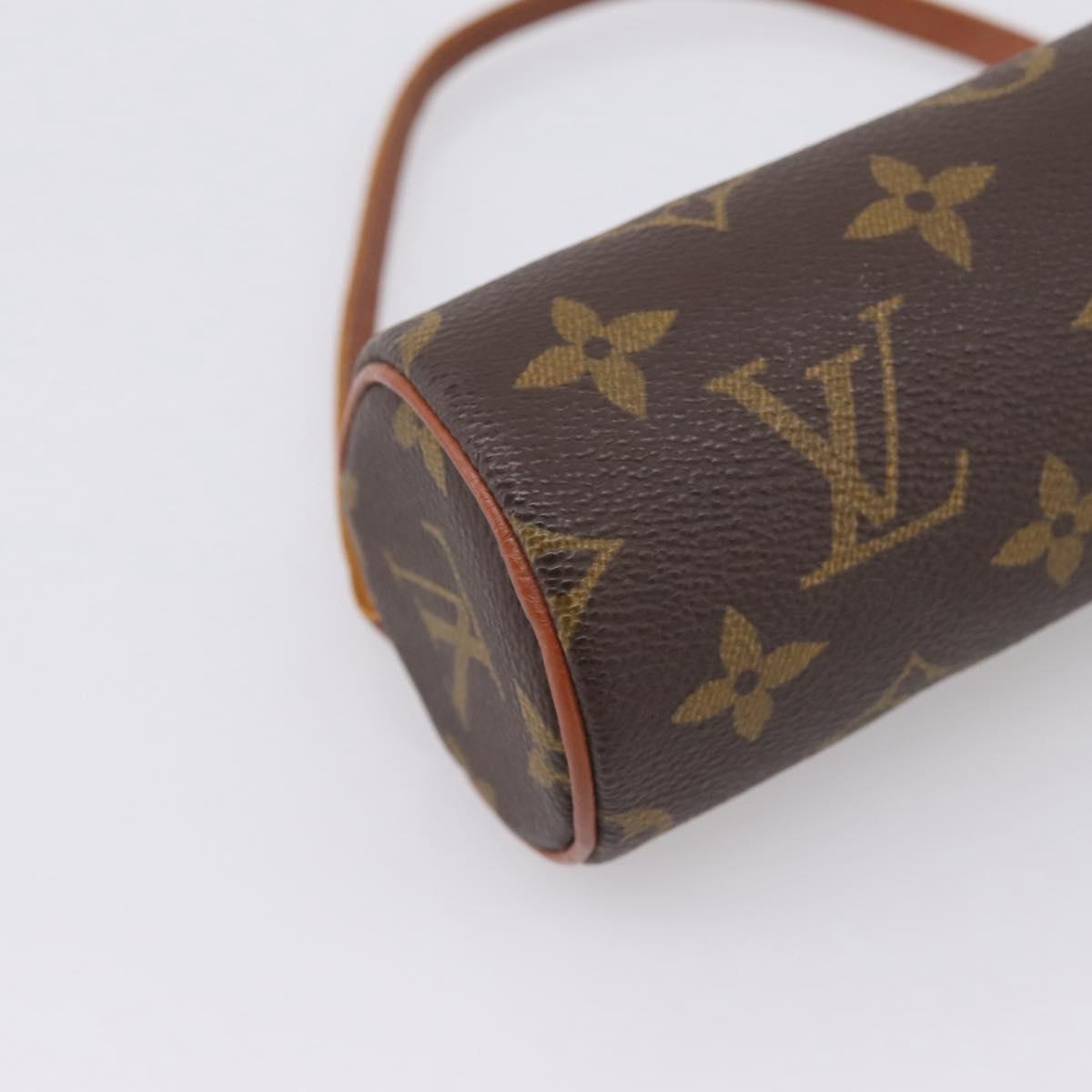 LOUIS VUITTON Monogram Papillon Pouch Pouch LV Auth ka6467