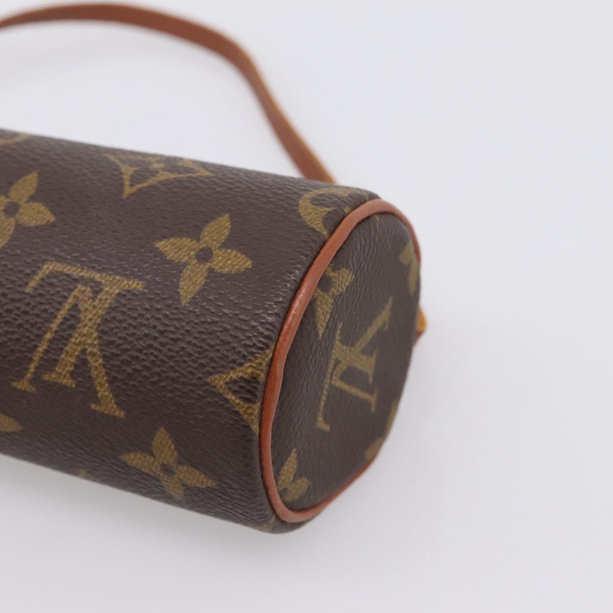 LOUIS VUITTON Monogram Papillon Pouch Pouch LV Auth ka6467