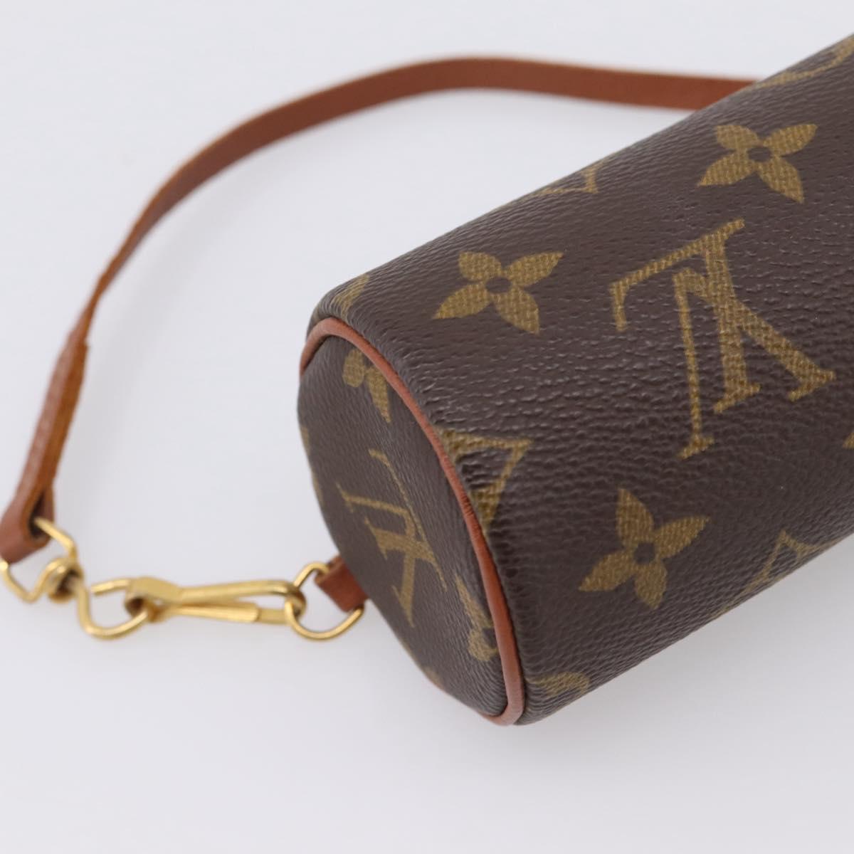 LOUIS VUITTON Monogram Papillon Pouch Pouch LV Auth ka6467