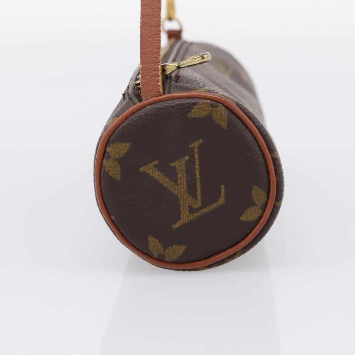 LOUIS VUITTON Monogram Papillon Pouch Pouch LV Auth ka6467