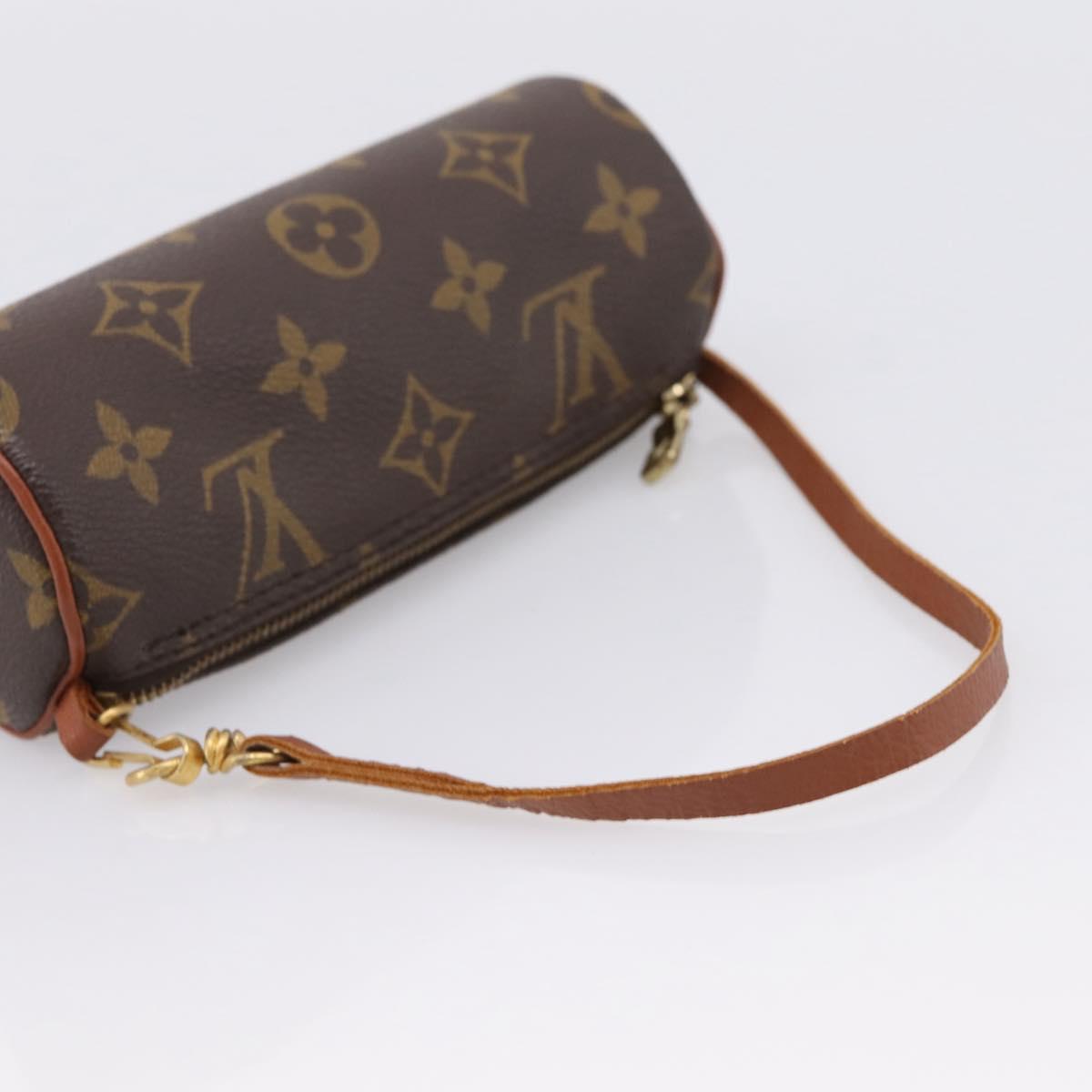 LOUIS VUITTON Monogram Papillon Pouch Pouch LV Auth ka6467