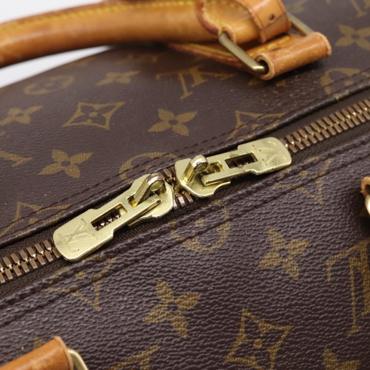 LOUIS VUITTON Monogram Keepall Bandouliere 50 Boston Bag M41416 LV Auth ka6477