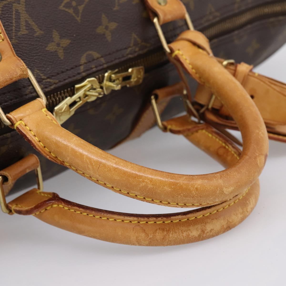 LOUIS VUITTON Monogram Keepall Bandouliere 50 Boston Bag M41416 LV Auth ka6477