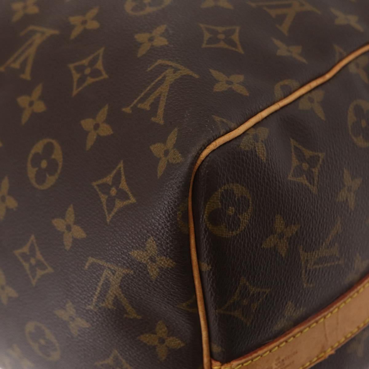 LOUIS VUITTON Monogram Keepall Bandouliere 45 Boston Bag M41418 LV Auth ka6478A