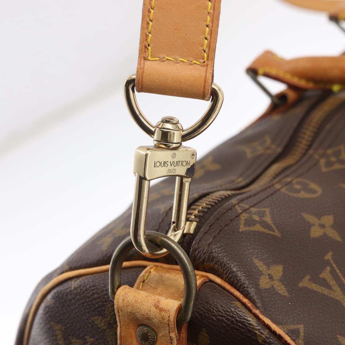 LOUIS VUITTON Monogram Keepall Bandouliere 45 Boston Bag M41418 LV Auth ka6478A