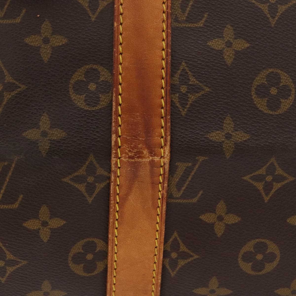 LOUIS VUITTON Monogram Keepall Bandouliere 45 Boston Bag M41418 LV Auth ka6478A