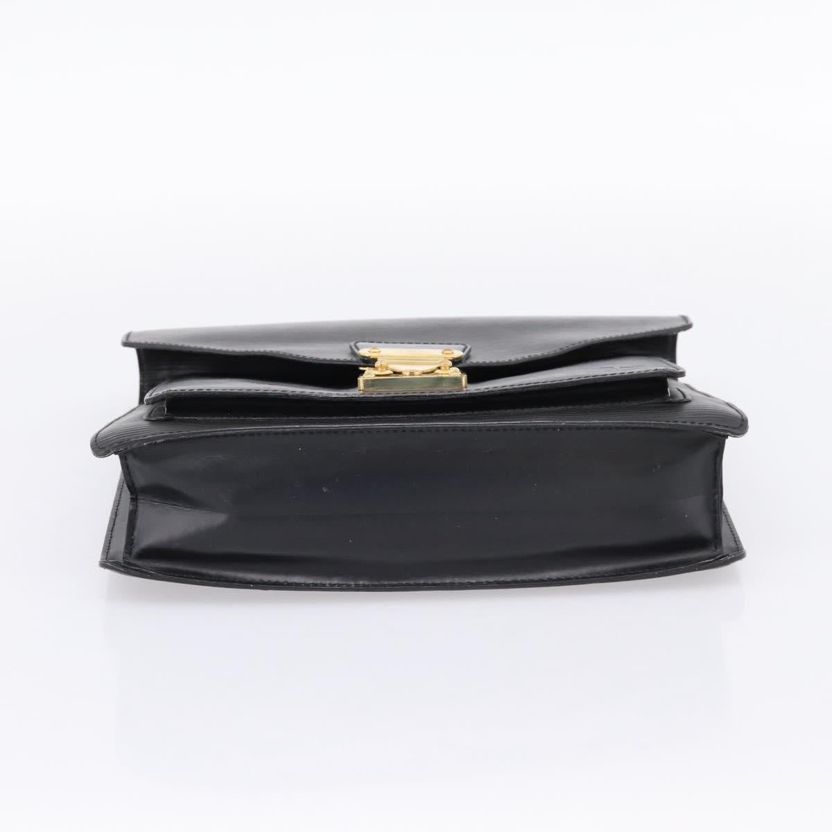LOUIS VUITTON Epi Monceau 28 Hand Bag Black M52122 LV Auth ka6480