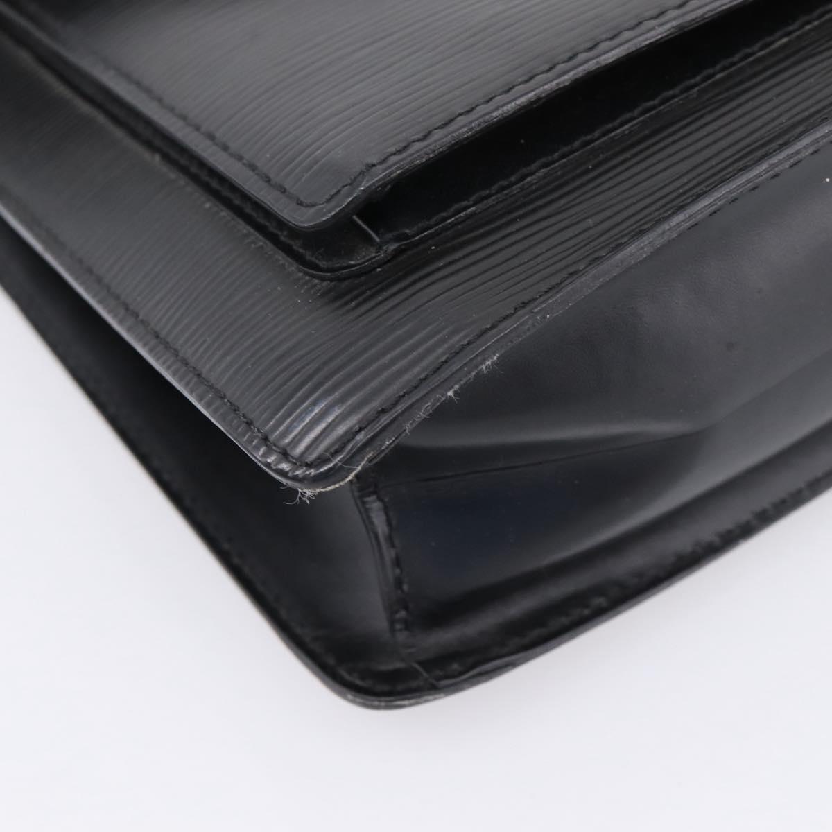 LOUIS VUITTON Epi Monceau 28 Hand Bag Black M52122 LV Auth ka6480