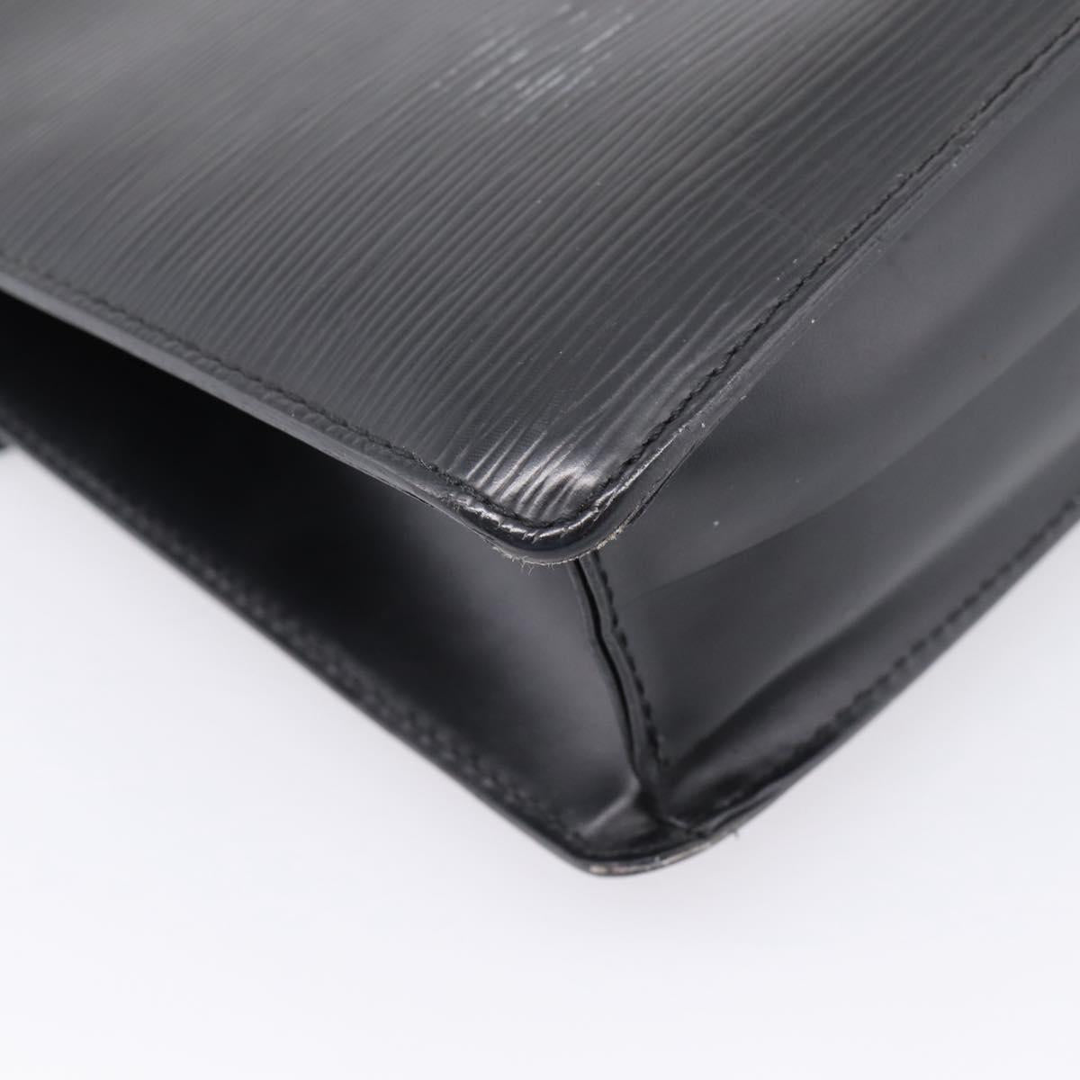 LOUIS VUITTON Epi Monceau 28 Hand Bag Black M52122 LV Auth ka6480