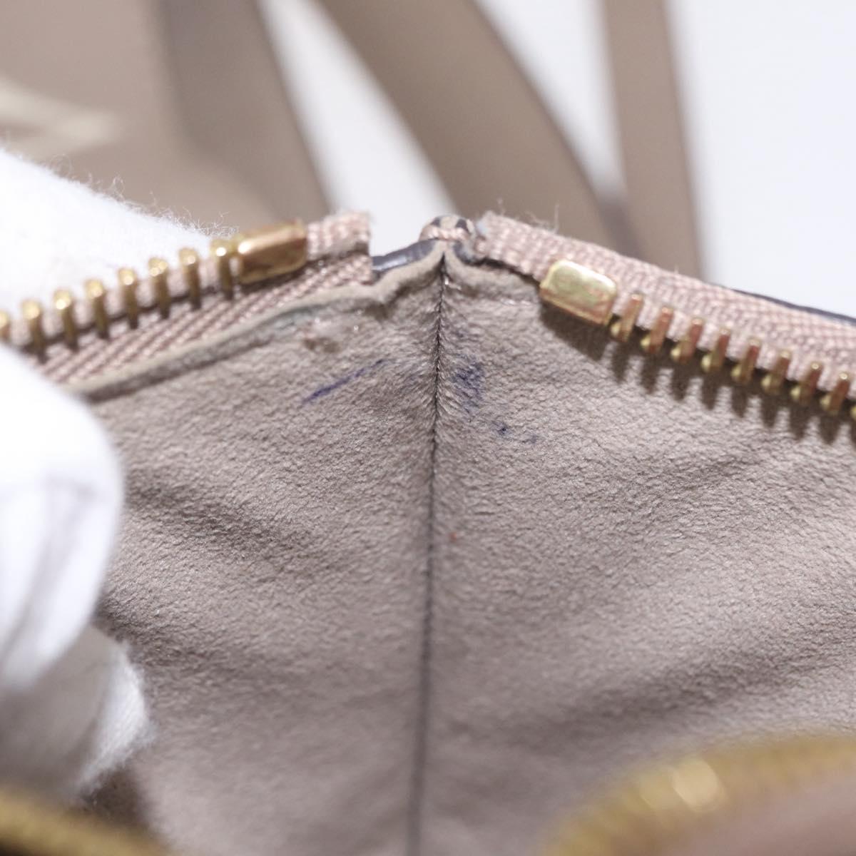 LOUIS VUITTON Monogram Empreinte Neo Noe MM Bag Beige M45555 LV Auth ka6488M