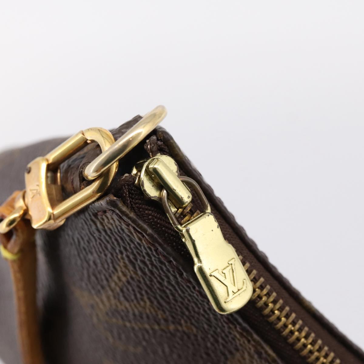 LOUIS VUITTON Monogram Pochette Accessoires Pouch M51980 LV Auth ka6489