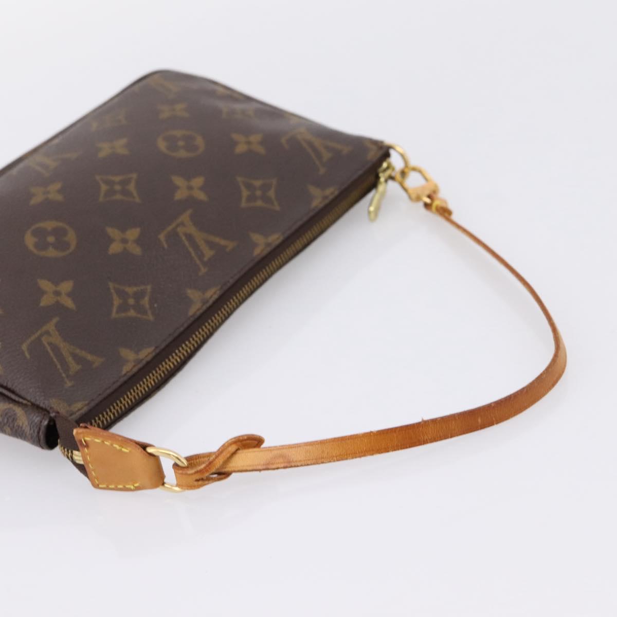LOUIS VUITTON Monogram Pochette Accessoires Pouch M51980 LV Auth ka6489