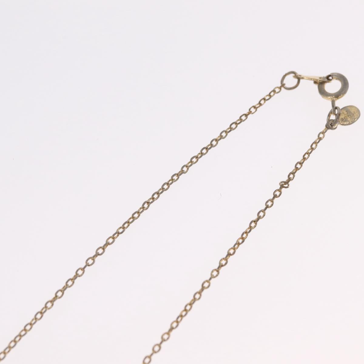 GIVENCHY Necklace Metal Gold Tone Auth ka6504